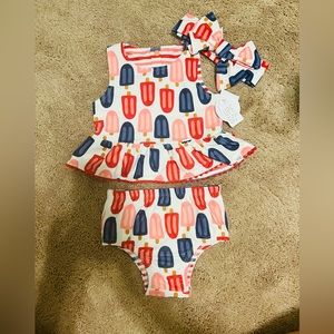 NWT reversible Mudpie bathing suit